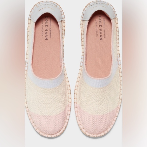 Cole Haan Women’s Cloudfeel Espadrille Shoes Loafers Size 8.5 Knit Suede Comfort - Picture 4 of 14